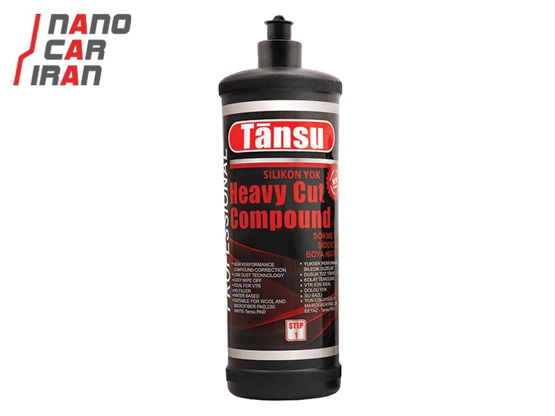 پولیش خیلی زبر ۱ لیتری تانسو Tansu Fast Cut Compound 1L